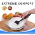 Silicone Spatula Set Heat Resistant High Quality 3 Piece Solid Internal Stainless Steel Handle FDA Approved Nonstick Professional Grade Ergonomic Design - B0180V1GU8